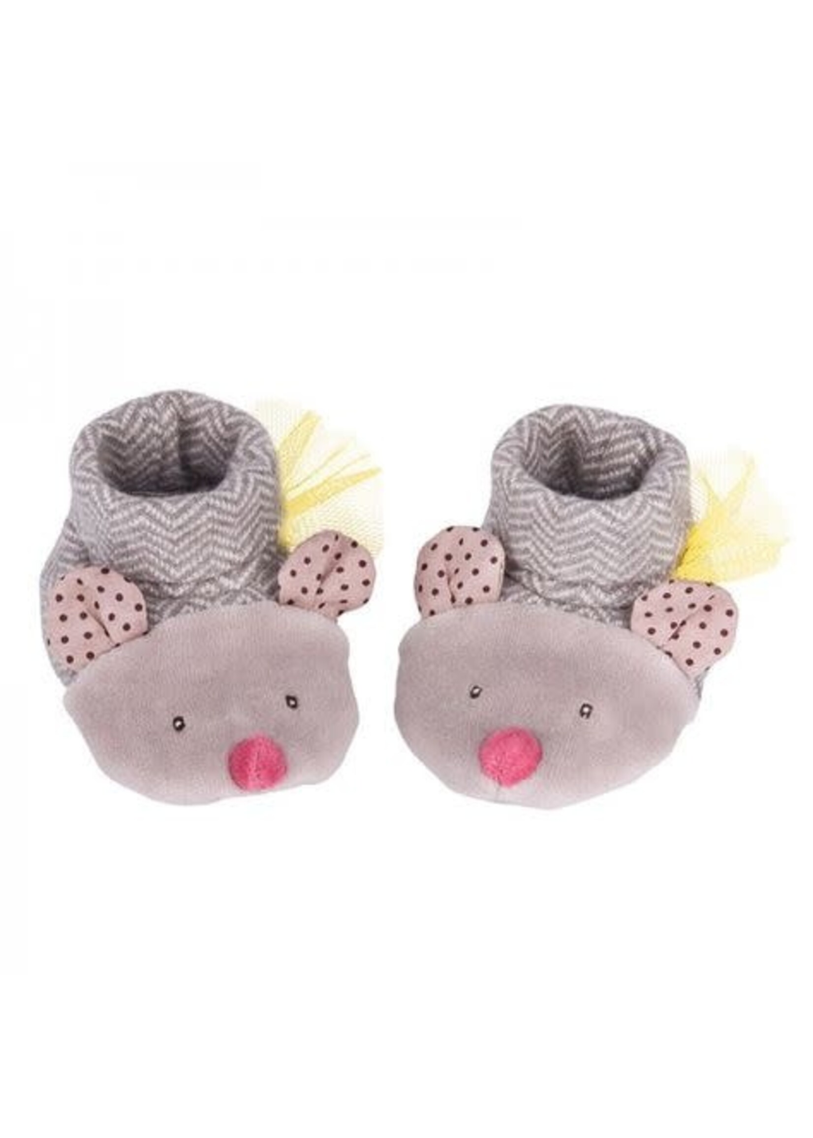 Moulin Roty Grey Mouse Slippers