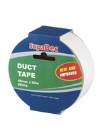 SupaDec SupaDec Duct Tape 50m White
