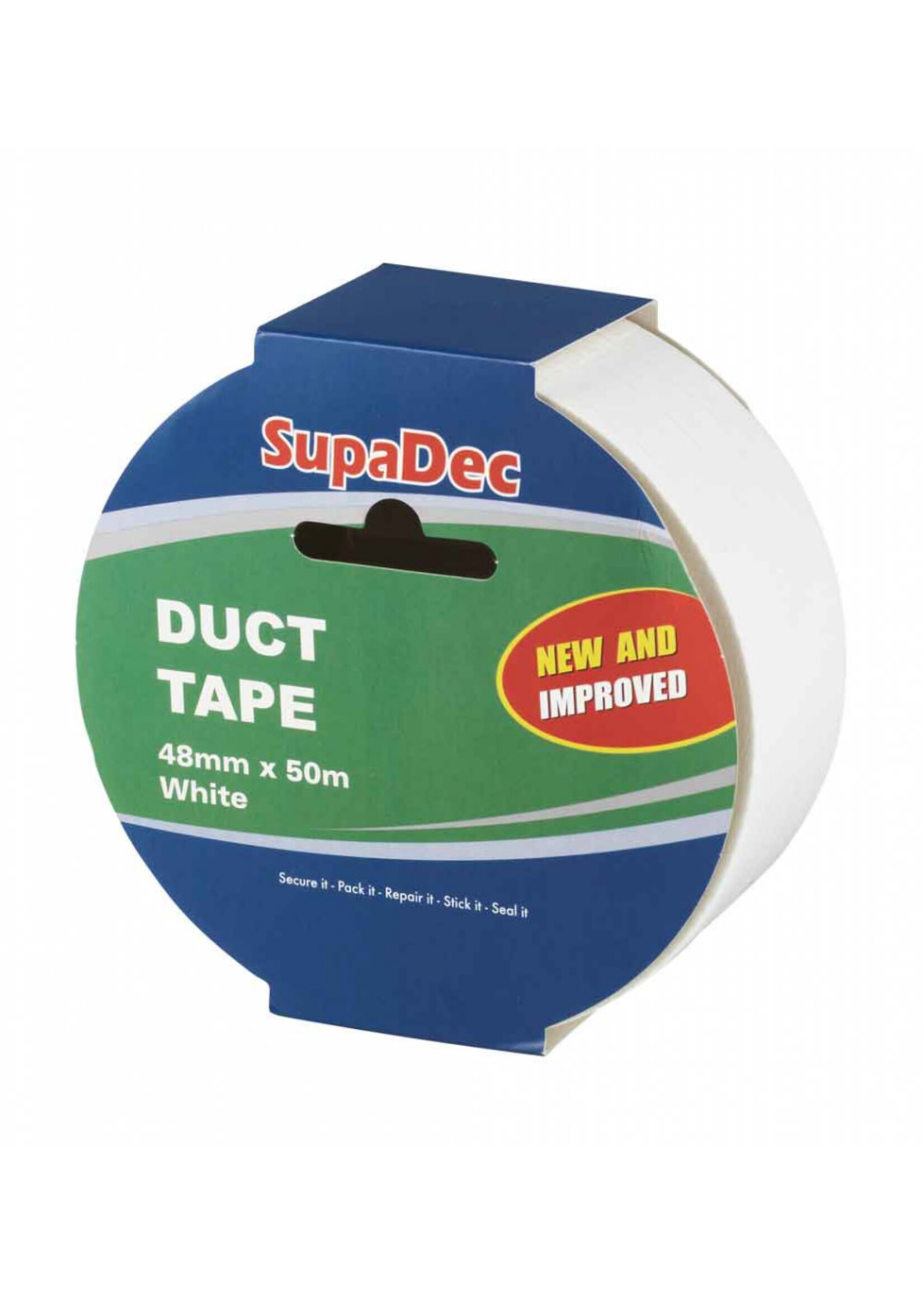 SupaDec SupaDec Duct Tape 50m White