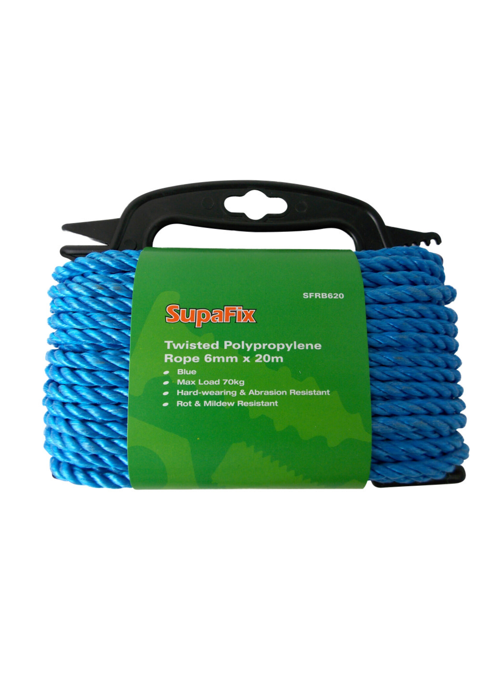 Securit Twisted Polypropylene Rope  6mm x 20m Blue