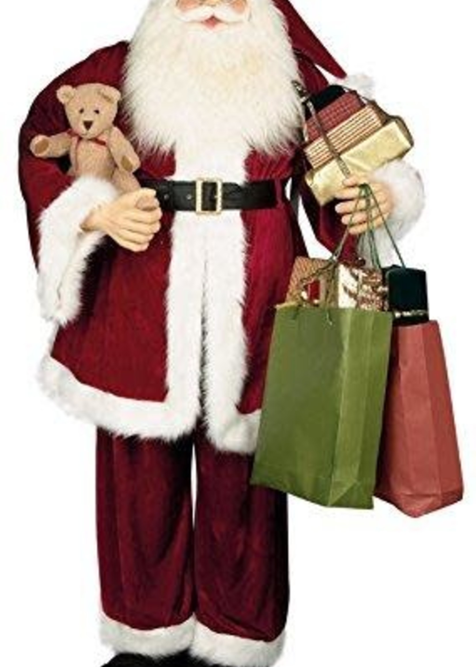 Premier Santa with gifts  Life sized 1.8m