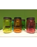  Coloured T Light jar in a variety of colours