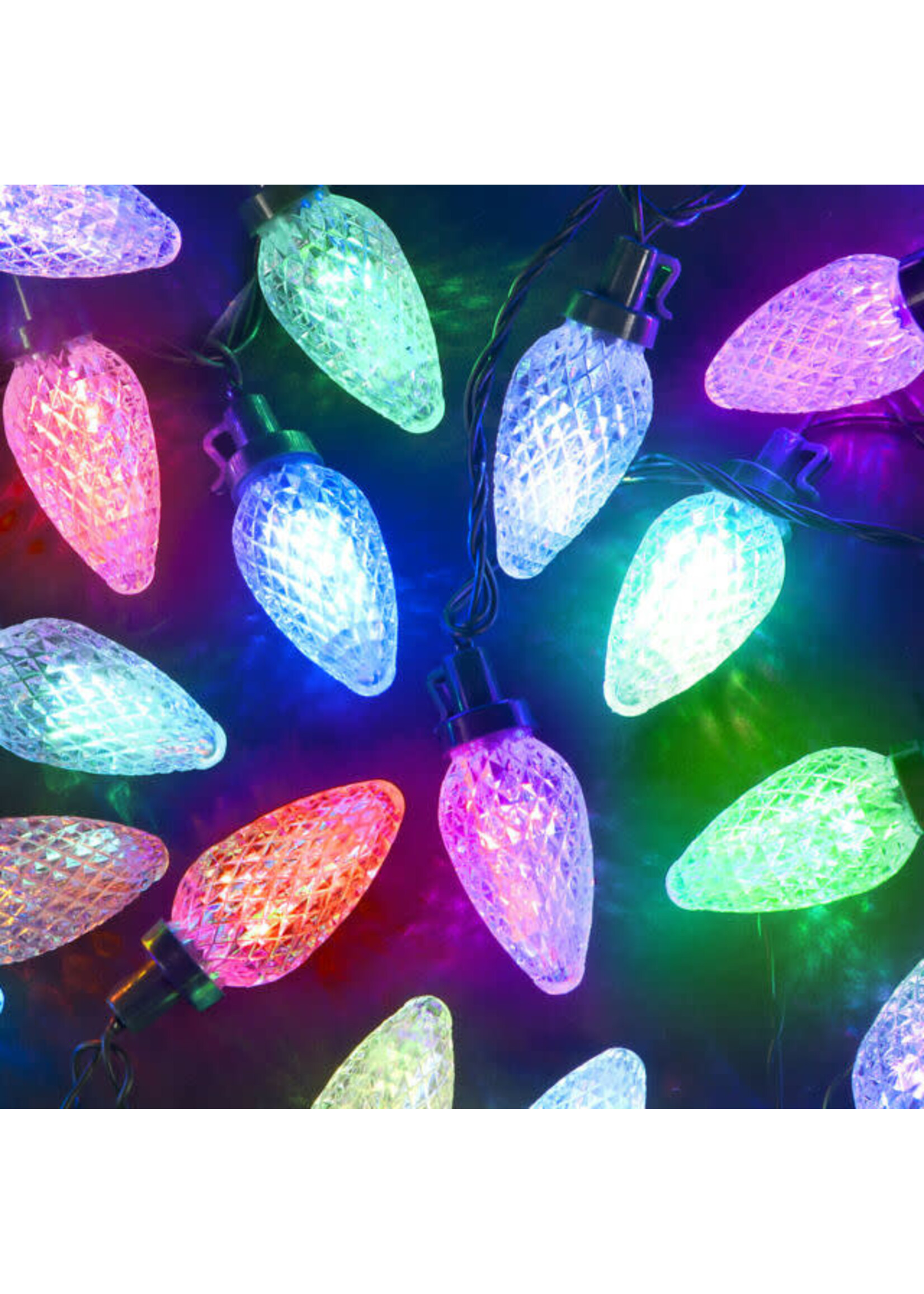 Snowtime Multi pinecone LED 40 colour change