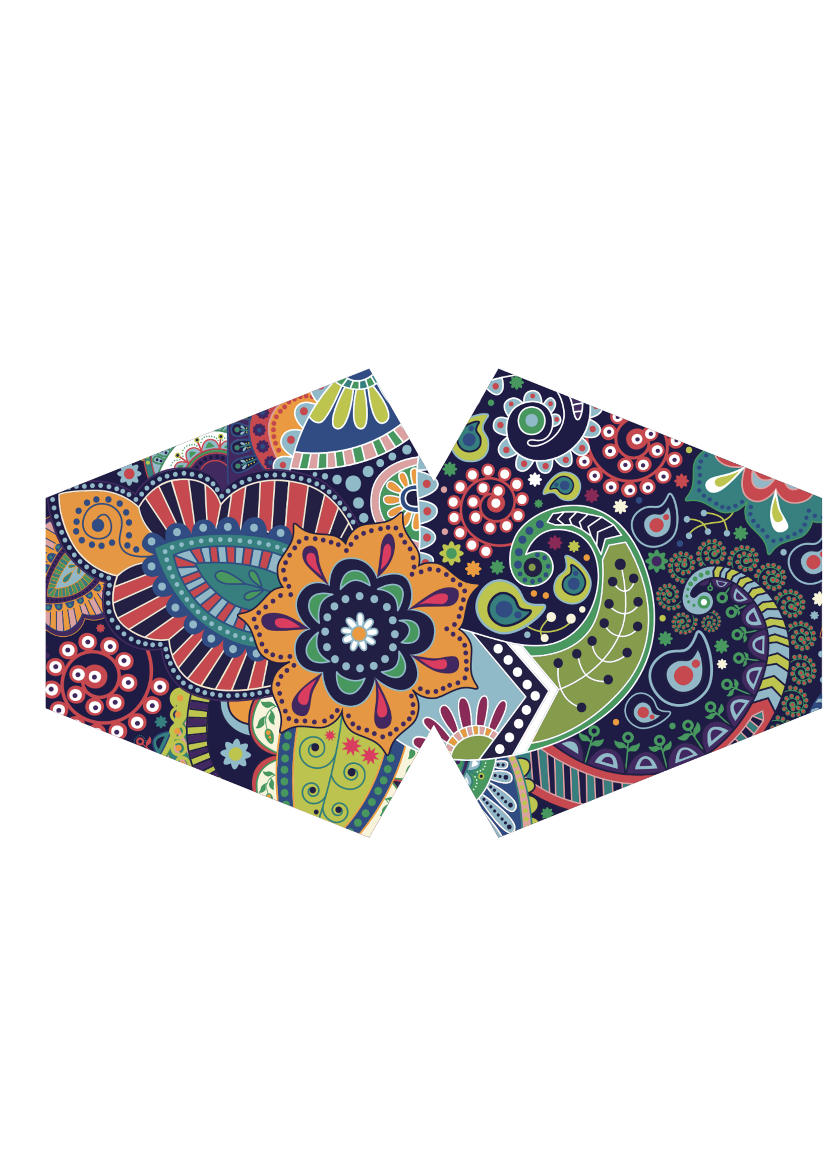 Ancient Wisdom Swirls Adult Mask