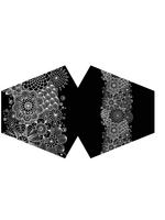 Ancient Wisdom Black Adult Mask