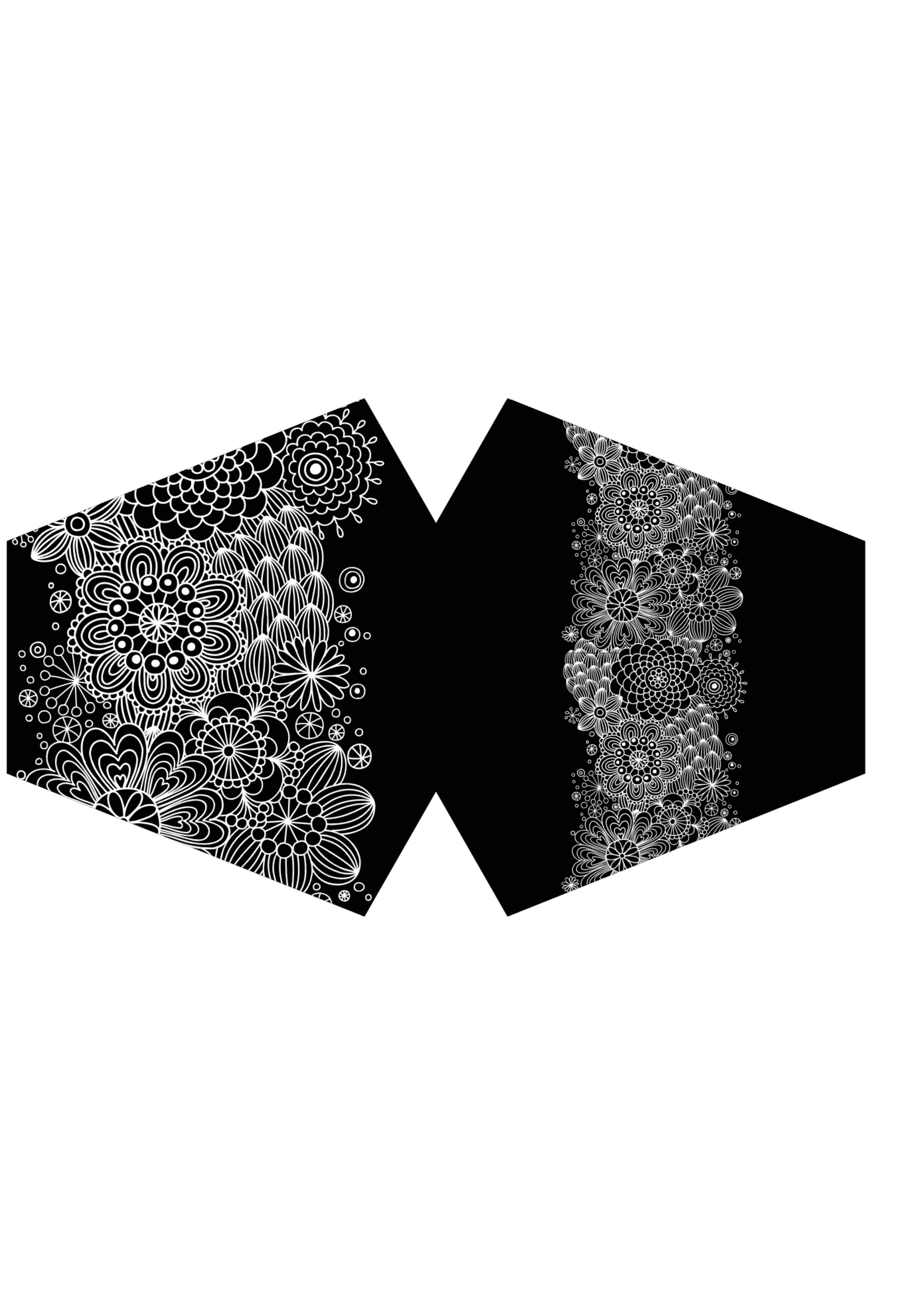 Ancient Wisdom Black Adult Mask