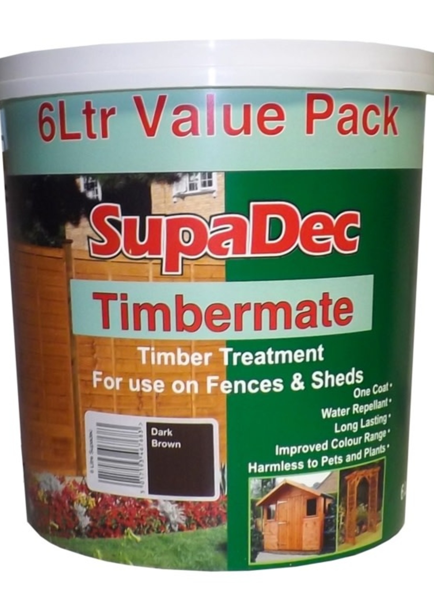 SupaDec SupaDec Autumn Gold Fence Guard 6Ltr Value Pack