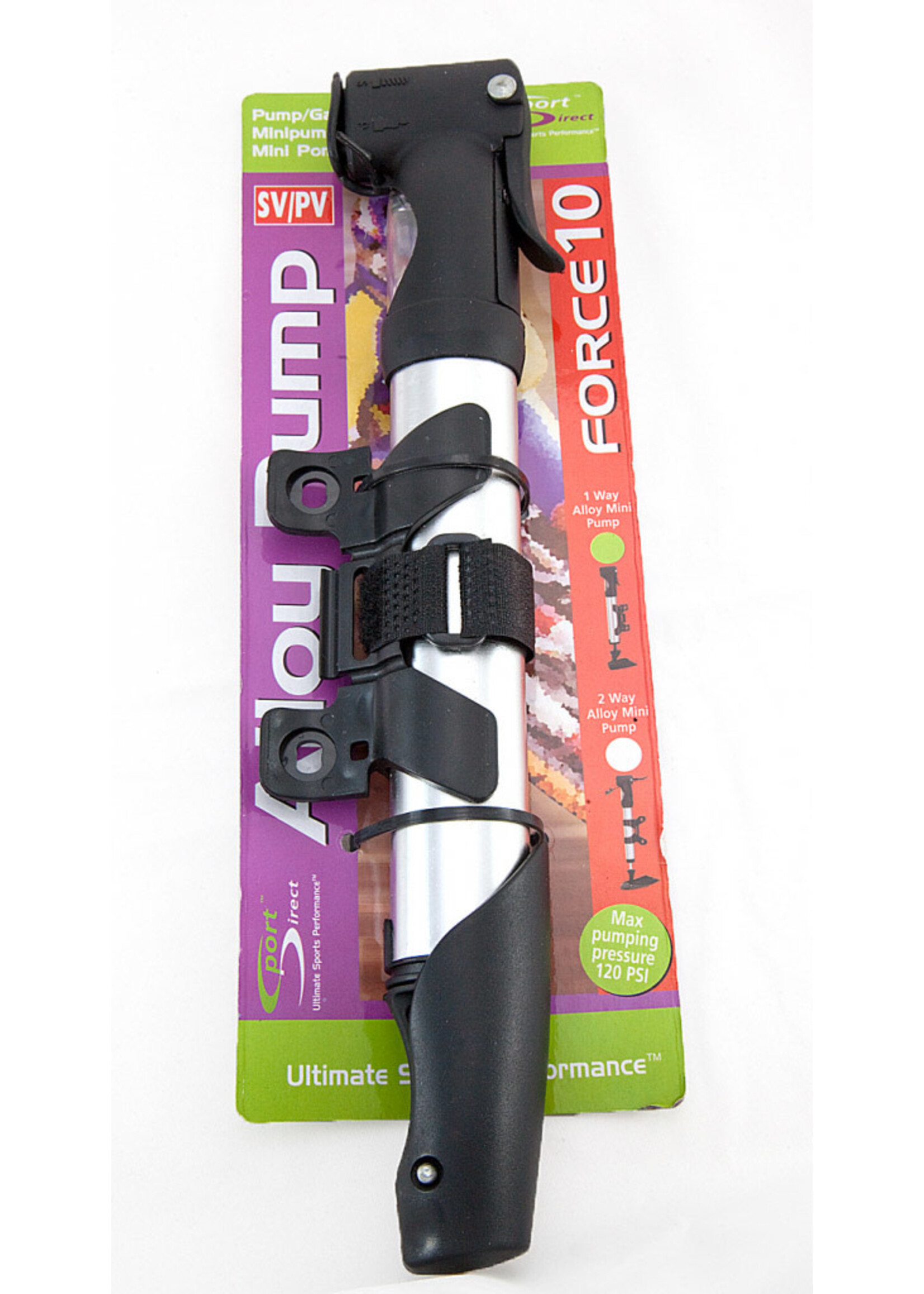 Sport Direct Bike Pump Dual Valve Alloy