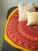 Ian Snow Round Mandala Throw