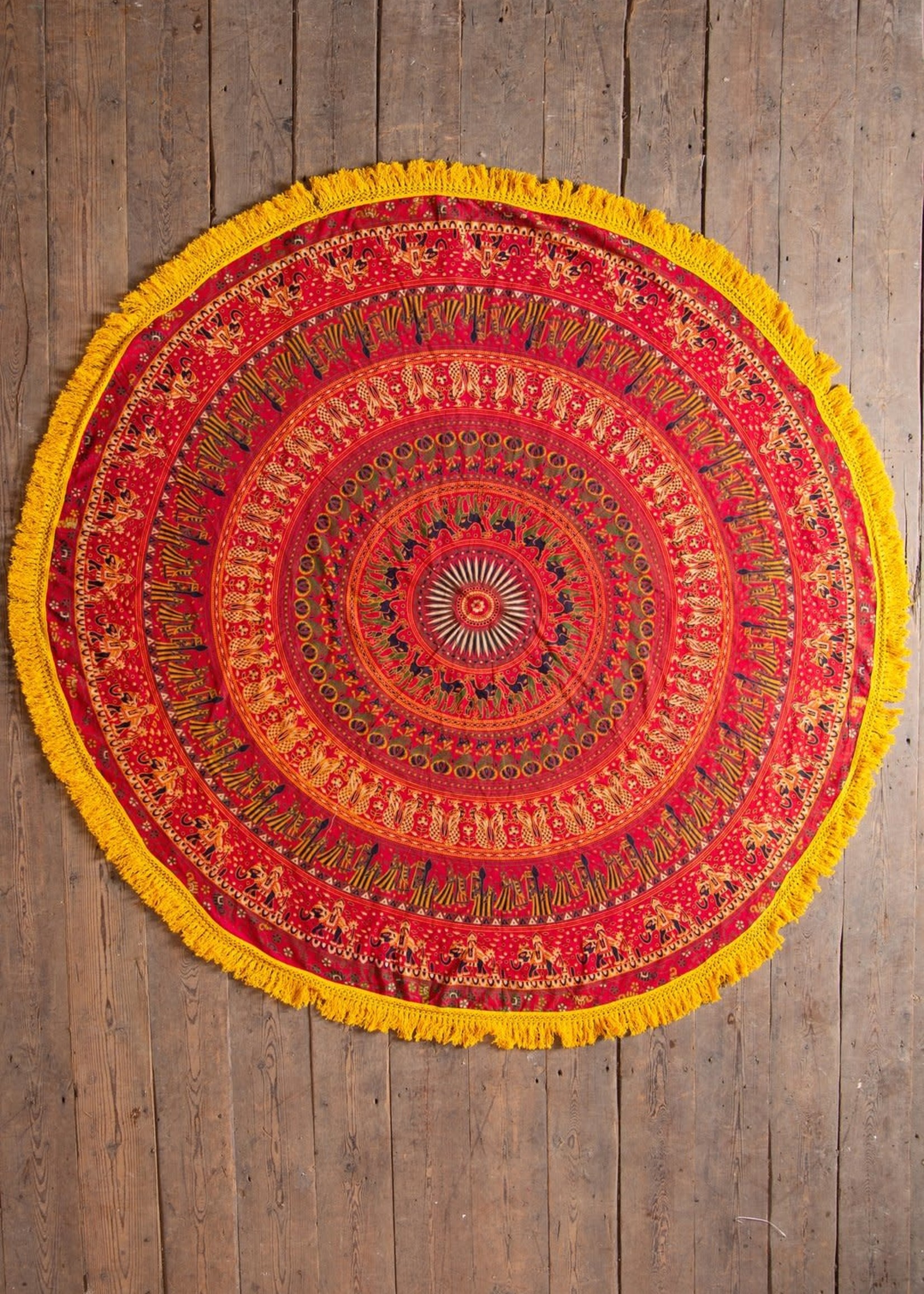 Ian Snow Round Mandala Throw