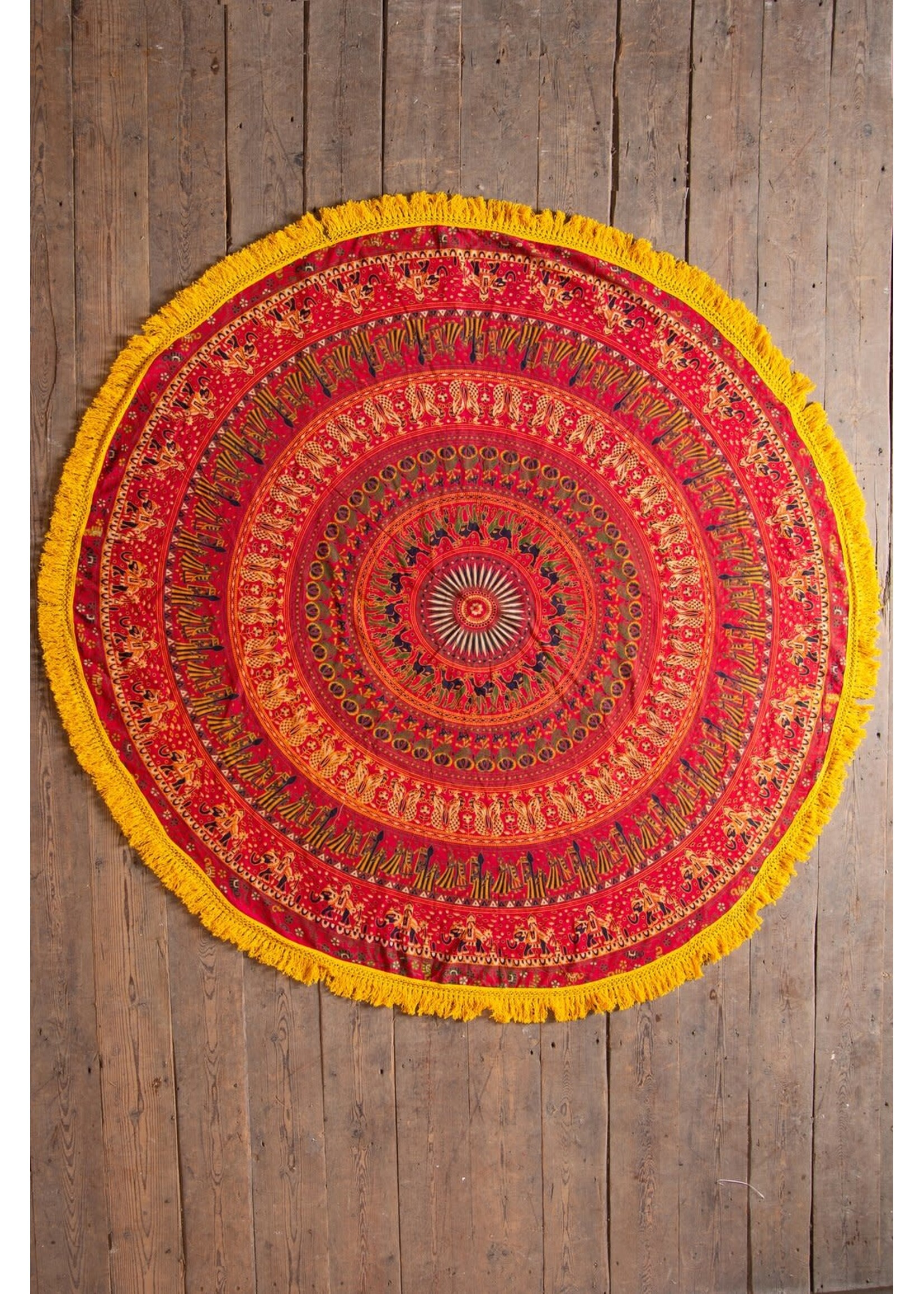 Ian Snow Round Mandala Throw