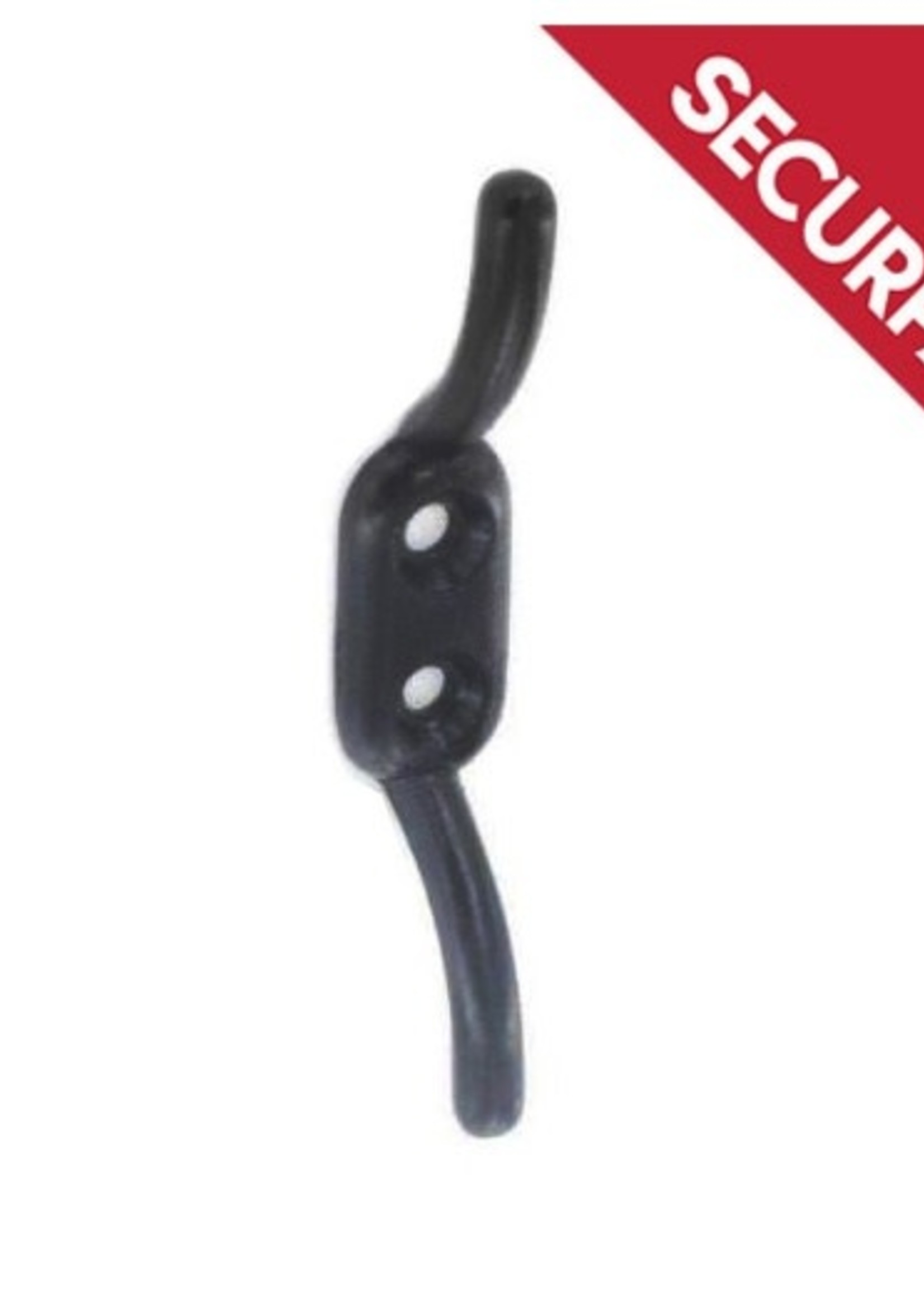 Securpak Cleat Hook 90mm Black