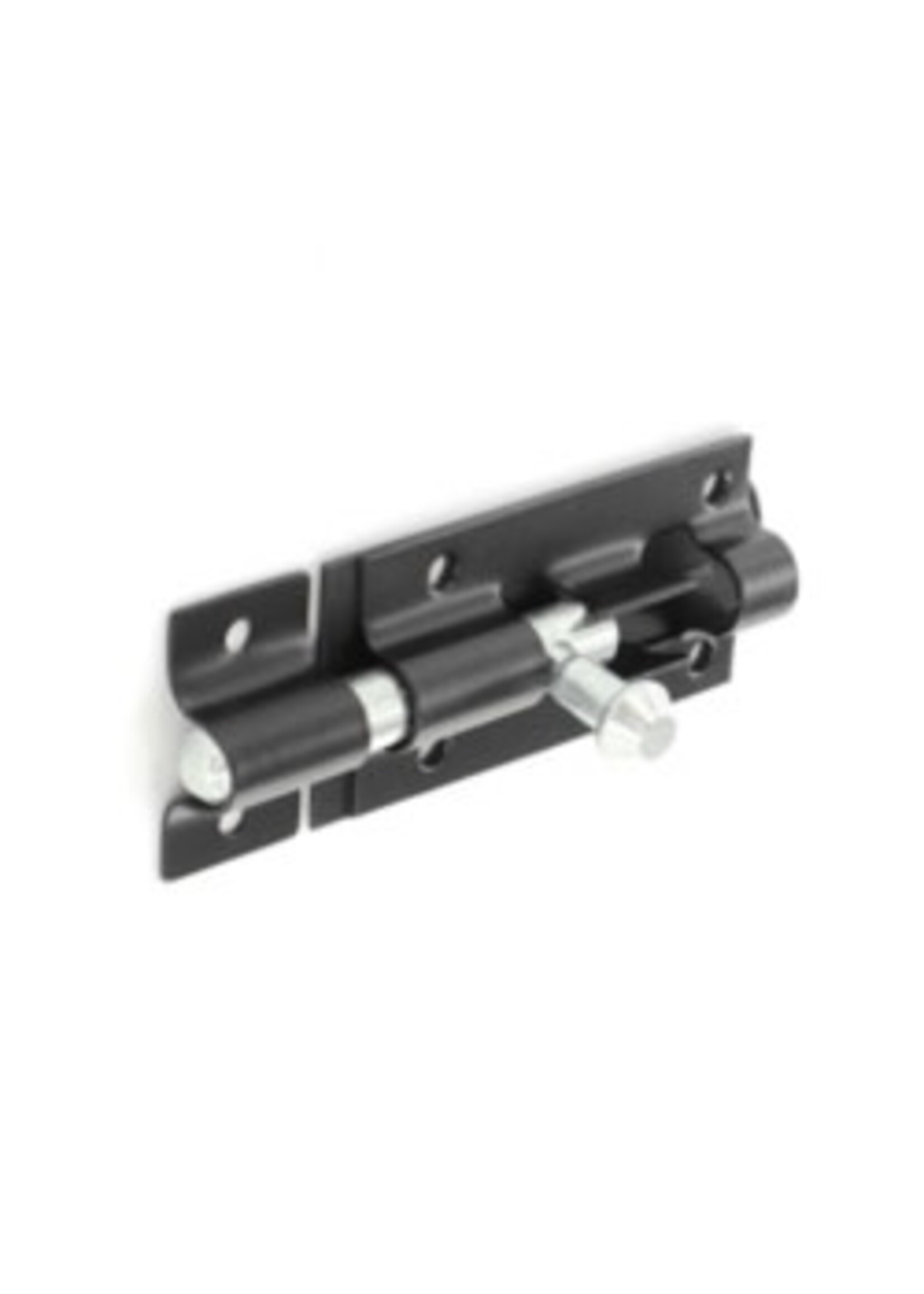 Securit Tower Bolt 100mm Black PK1