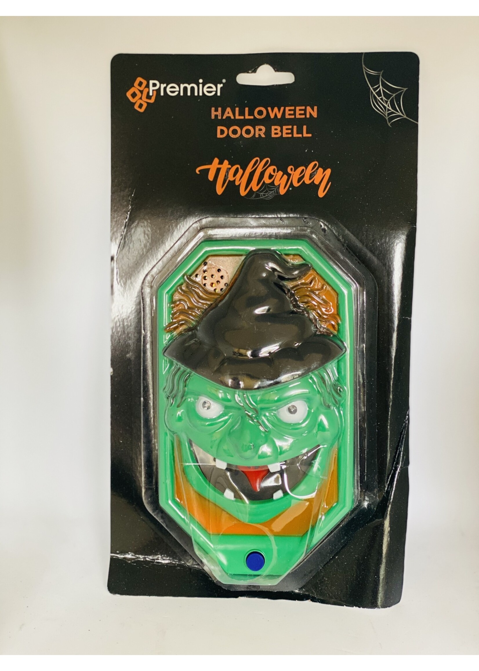 Premier Halloween Door Bell White or Orange or Green