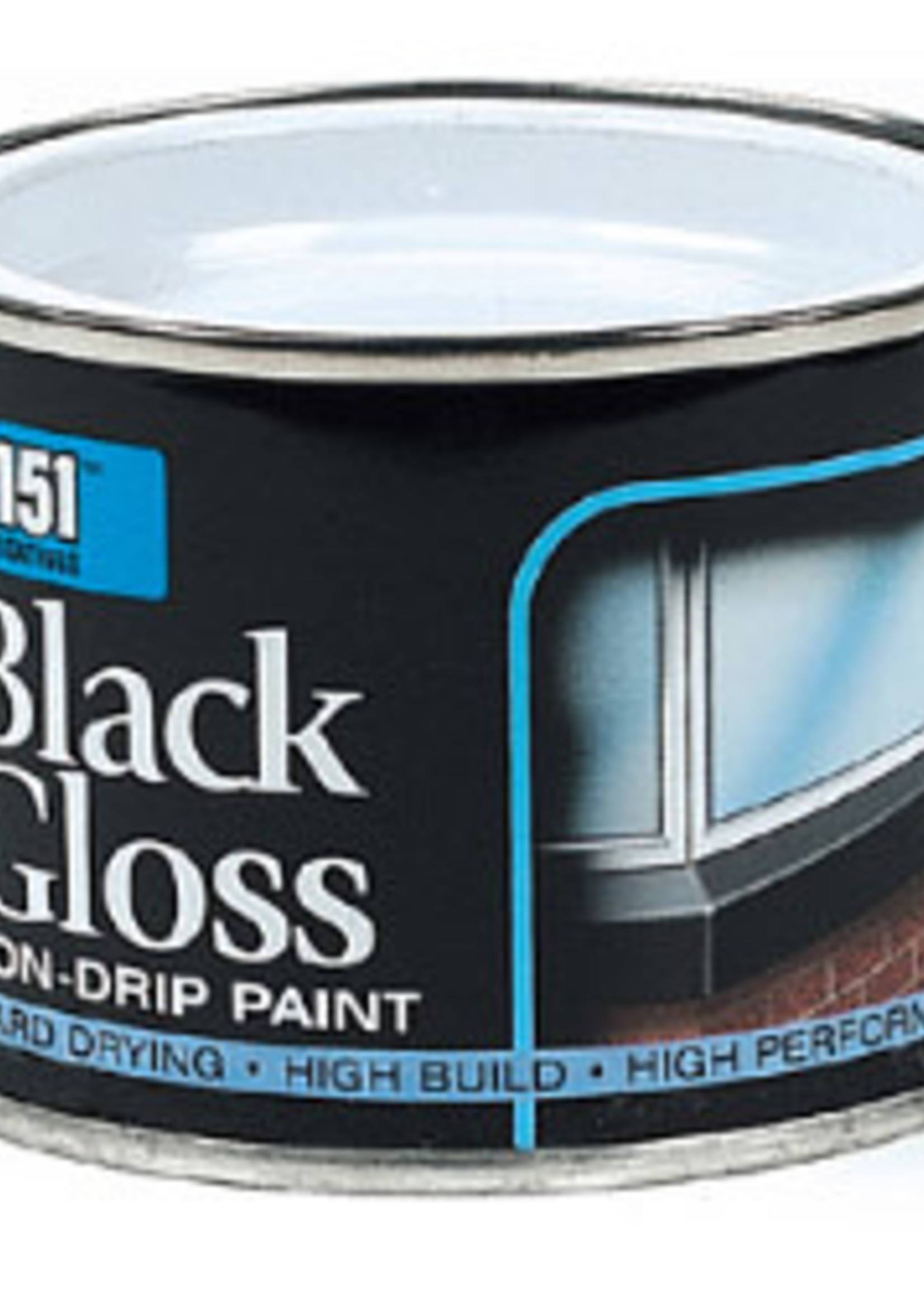 151 Black Gloss  non drip Paint 180ml