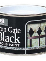 151 151 Coatings Black Iron gate Gloss Paint 180ml