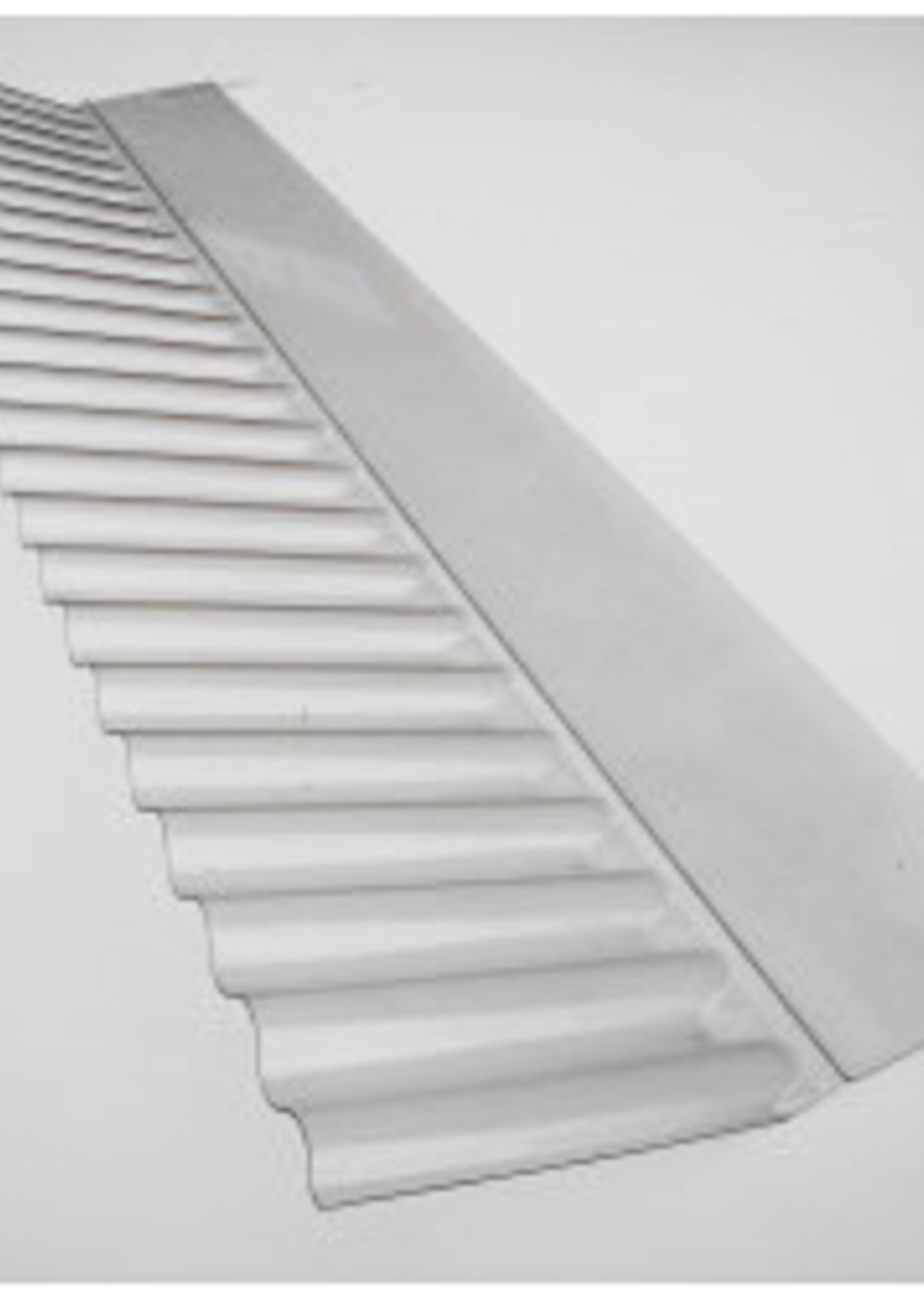 Vistalux Corrugated PVC Wall Flashing 75mm