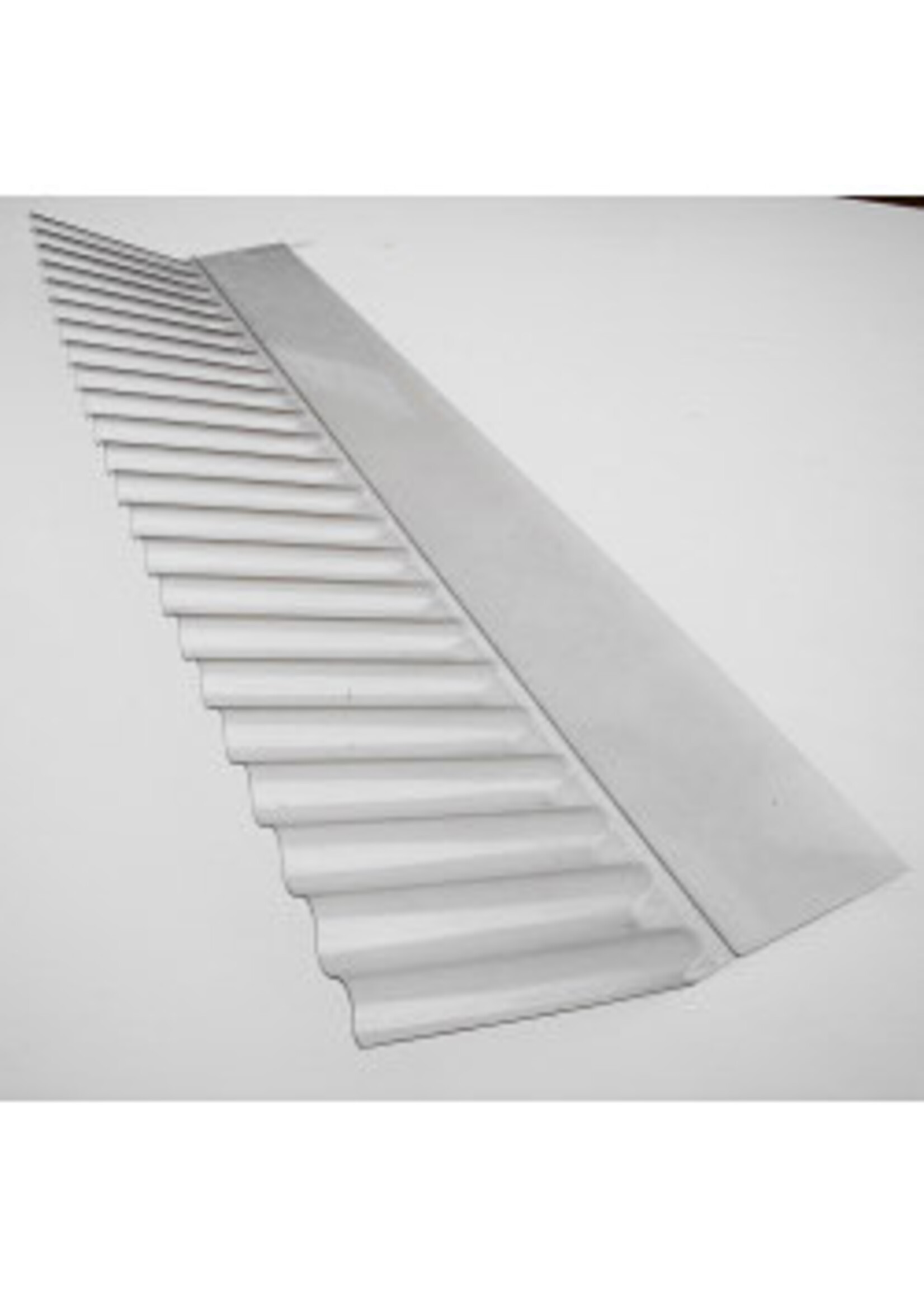 Vistalux Corrugated PVC Wall Flashing 75mm