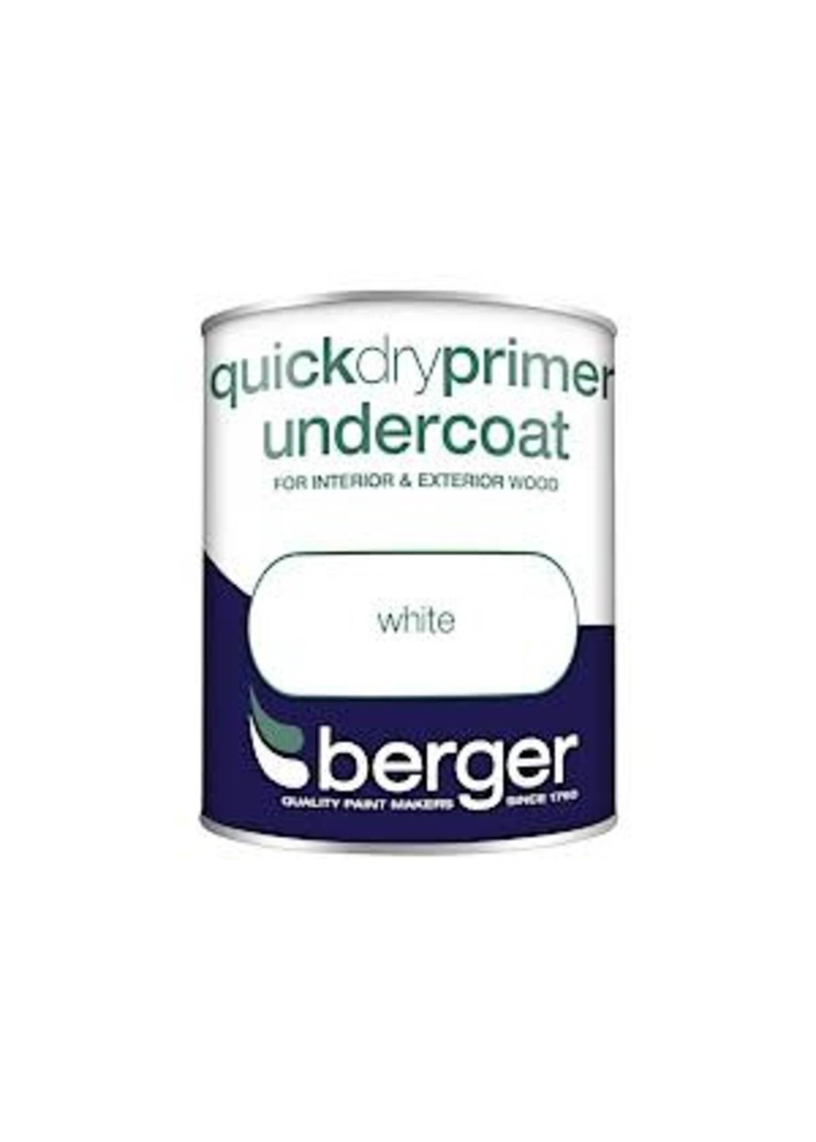 Crown Berger Quick Dry Primer Undercoat 750ml Pure Brilliant White