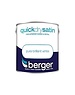 Berger Quick Dry Satin 2.5L Pure Brilliant White