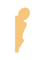 Picture Rail Pine (W)42mm (T)15mm (L)2400mm