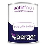 Berger Berger Satin Finish 750ml Pure Brilliant White
