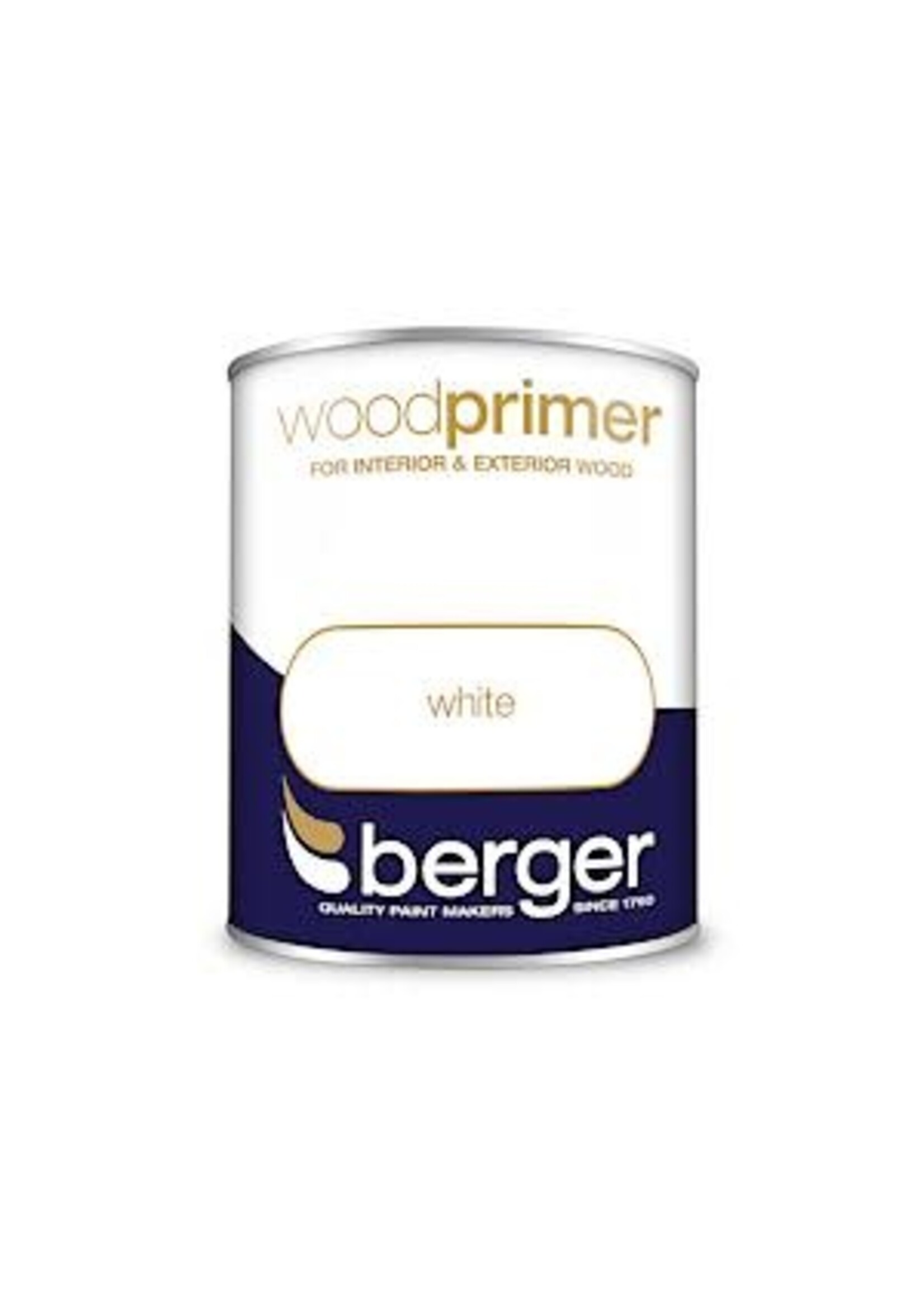 Crown Berger Wood Primer 750ml Pure Brilliant White