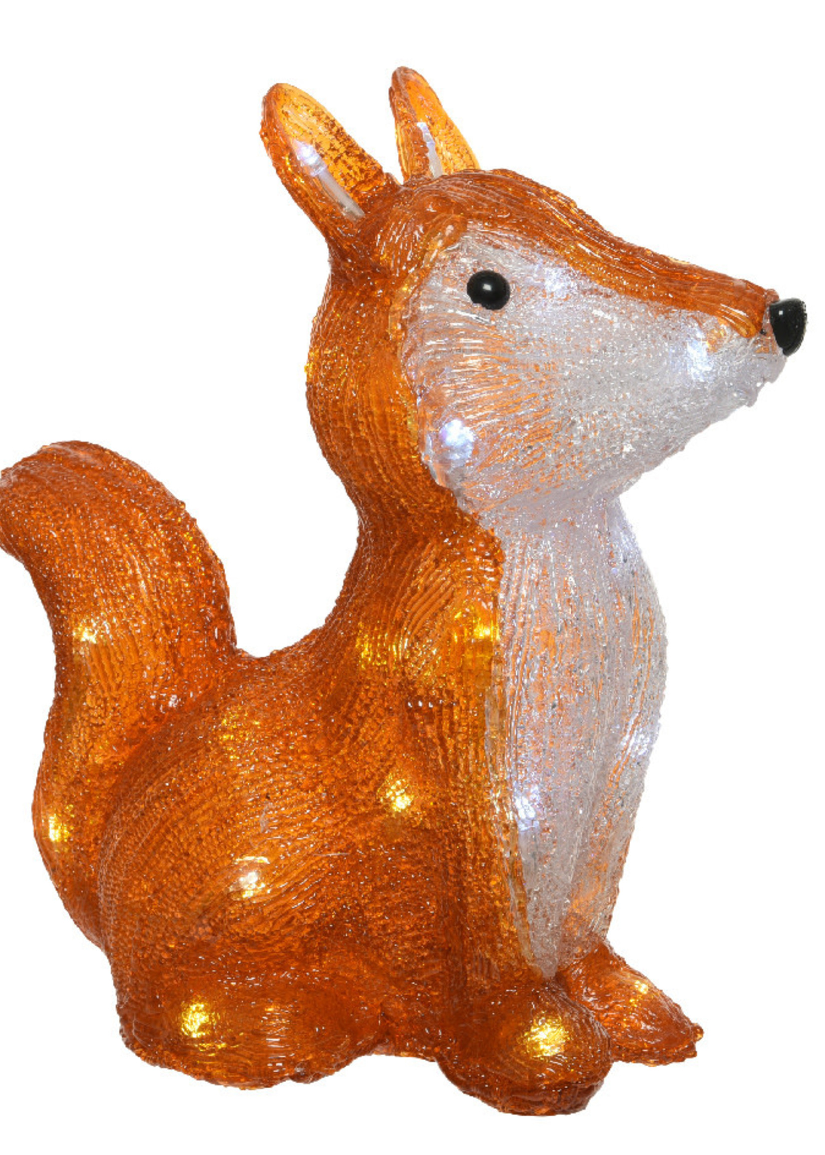 Kaemingk Acrylic Fox -  LED brown acrylic fox outdoor