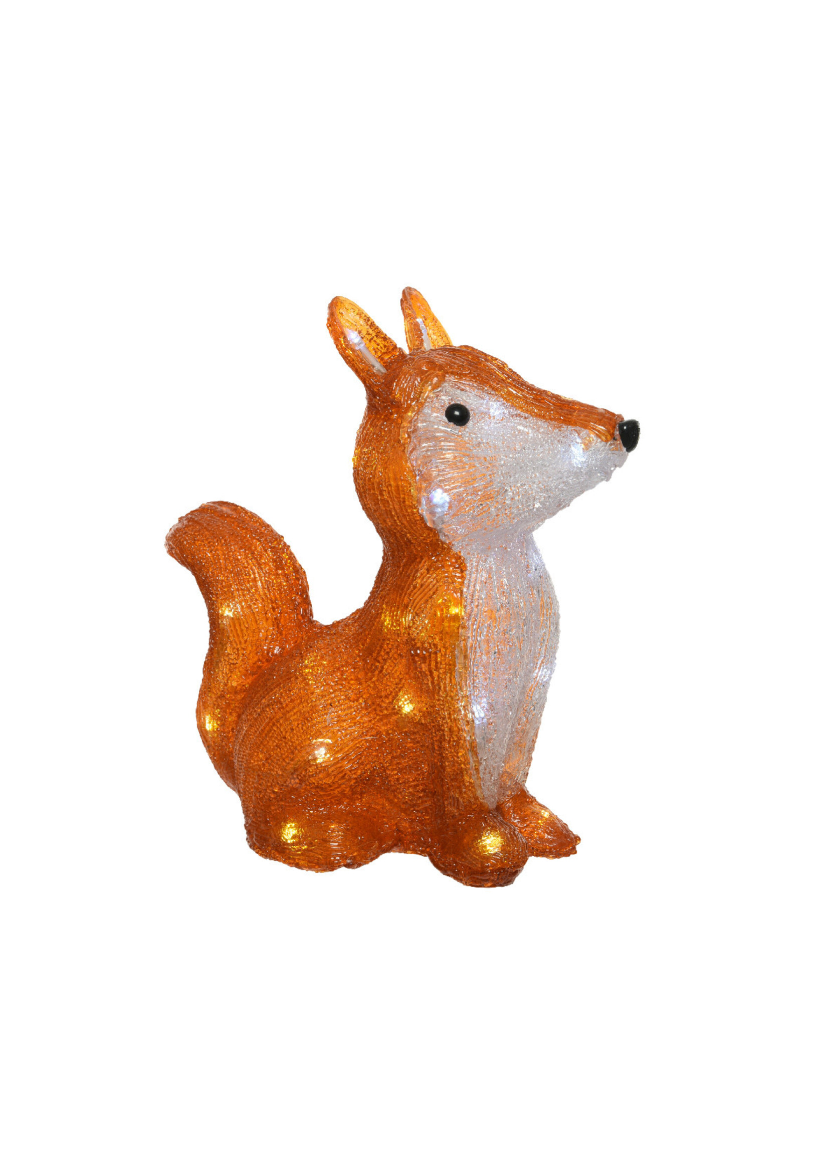 Kaemingk Acrylic Fox -  LED brown acrylic fox outdoor