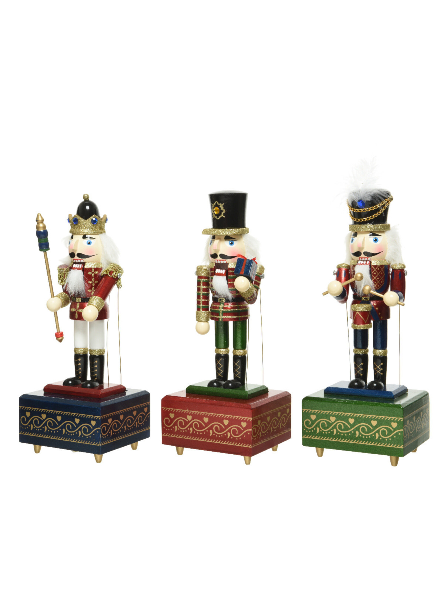 Decoris Musical Nutcracker 3 styles