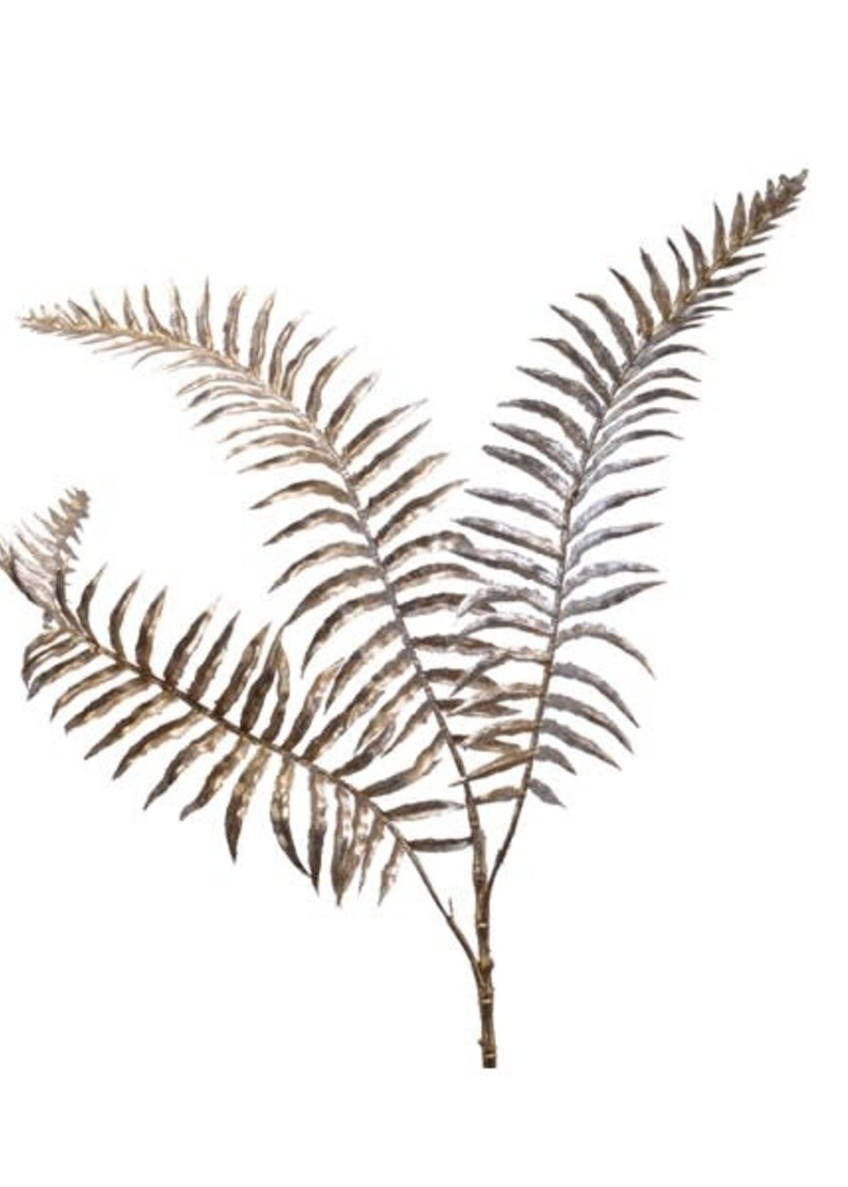 Decoris Fern Spray Champagne Gold 70cm