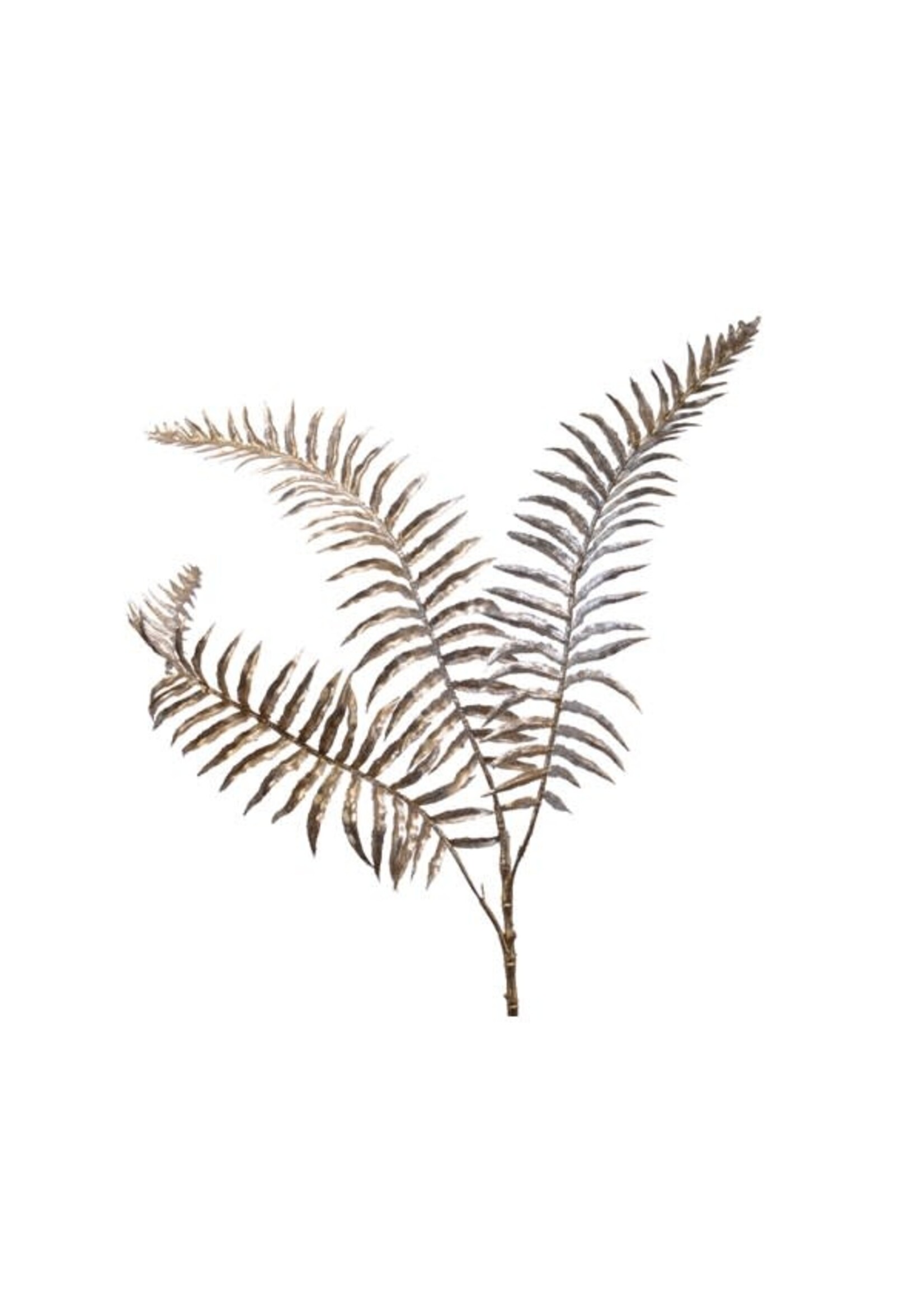 Decoris Fern Spray Champagne Gold 70cm