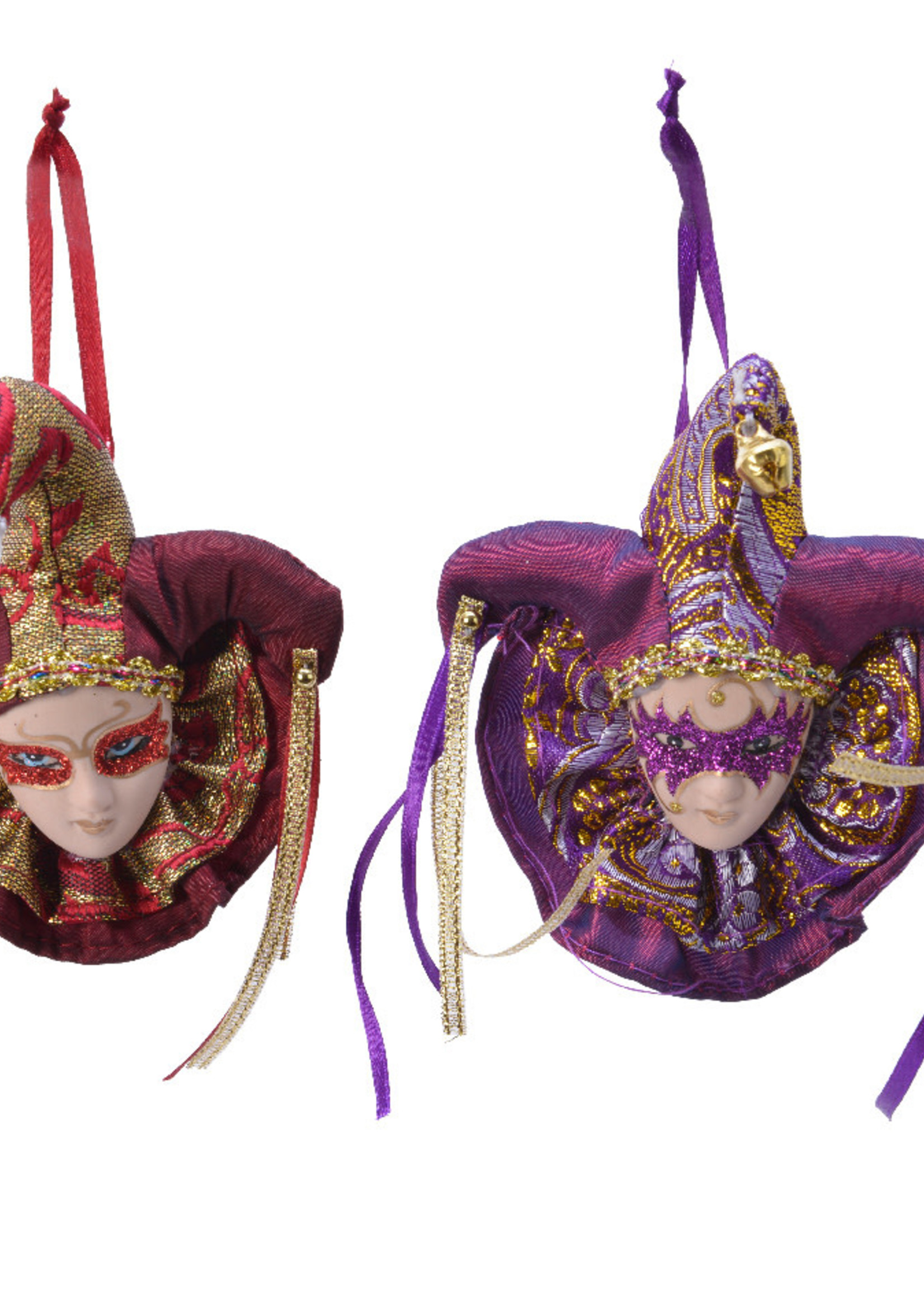 Kaemingk Harlequin Face Hanger - choice of 2 colours