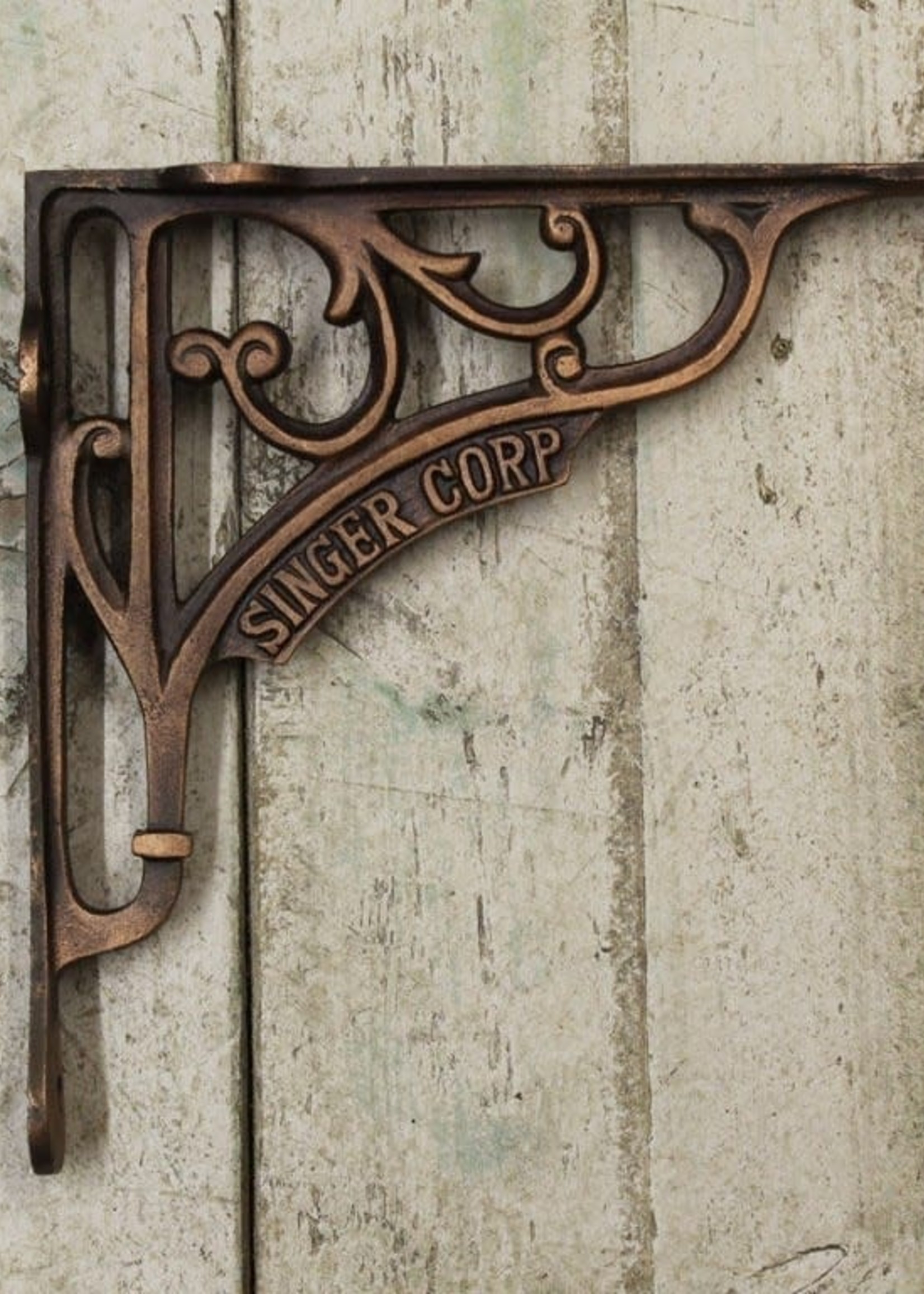 Cottingham Collection Shelf Bracket SINGER CORP Copper 200 x 200mm