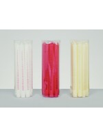 Premier Advent Candle Red, White or Ivory. 25cm (Price is for one)