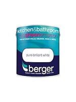 Crown Berger Kitchen and Bathroom Mid Sheen  2.5L Pure Brilliant White PBW