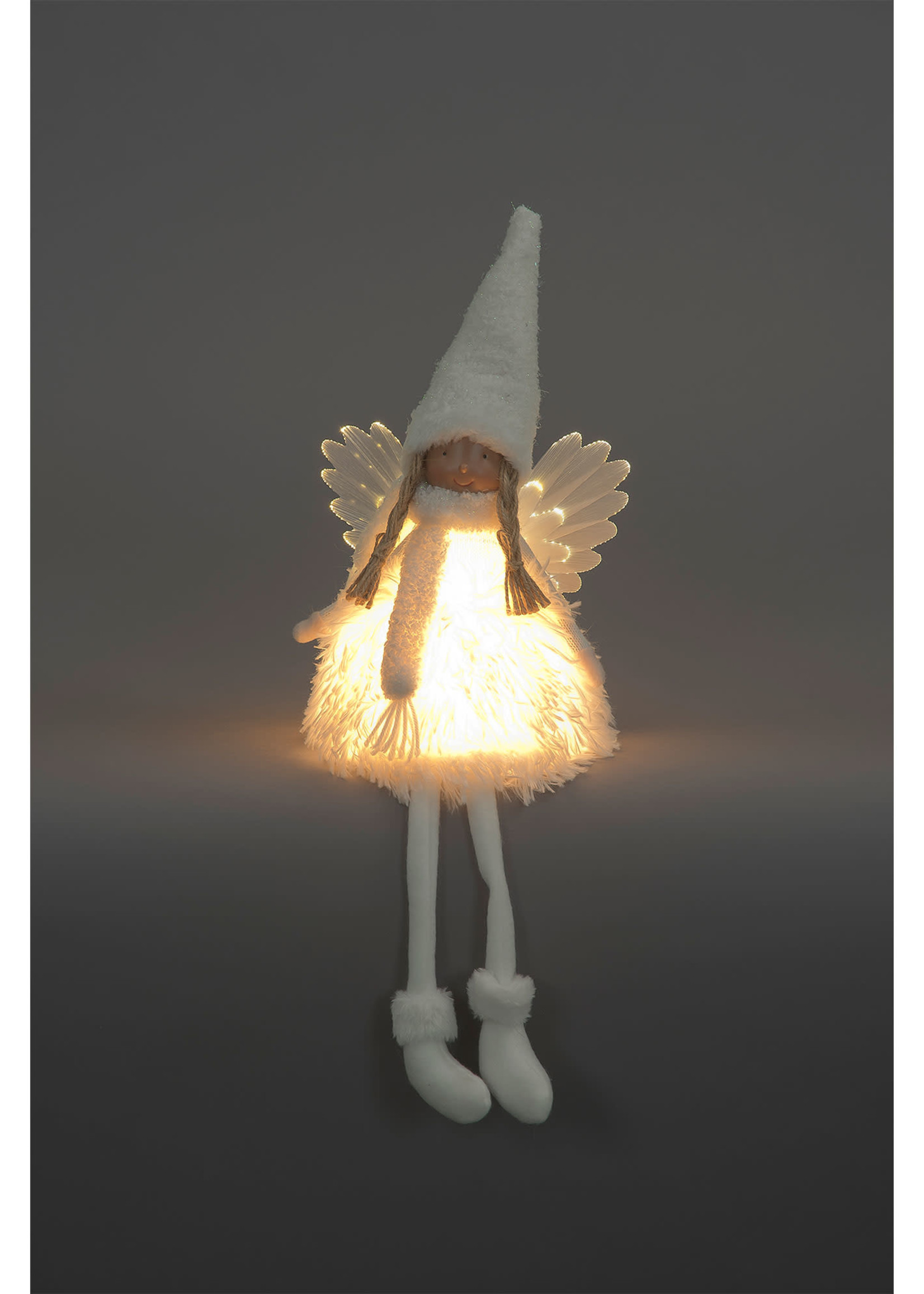 Snowtime Sitting Angel Fairy LED 50cm