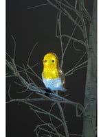 Snowtime Robin White LED 18cm Acrylic