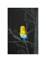 Snowtime Robin White LED 18cm Acrylic