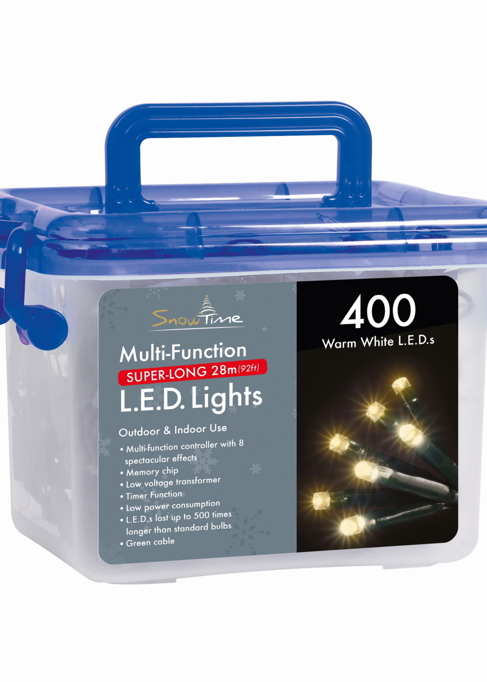 Snowtime Warm WhiteMulti-function 400 LED Lights