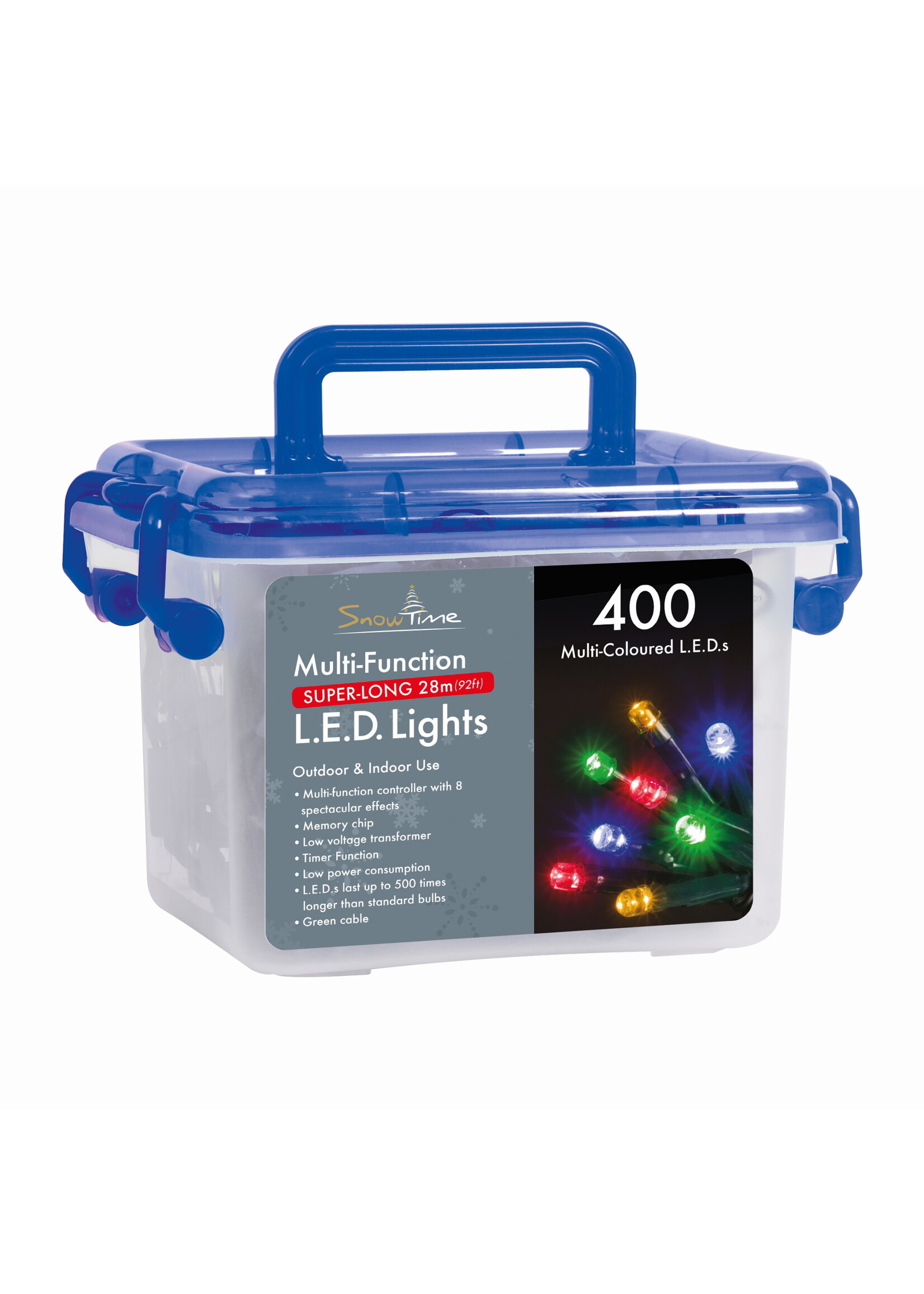 Snowtime Multi Coloured  Multi-Function 400 LED Lights
