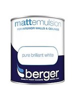 Crown Berger Matt Emulsion 1L Pure Brilliant White