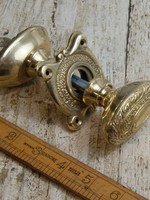 Door knob set Art nouveau Brass