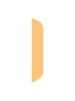 D Shape Pine (W)18mm (T)4mm (L)2400mm