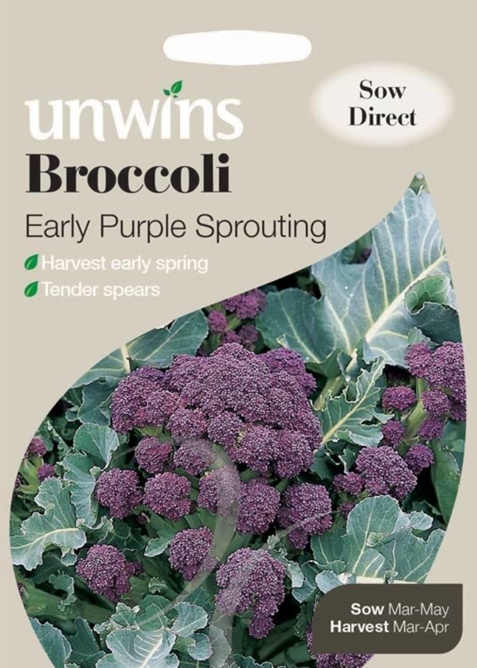 Unwins Broccoli - Early Purple Sprouting