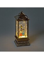 Snowtime Water Spinner Light Christmas Ornament Carol Singers Lantern