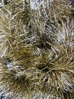 Light Gold coloured Tinsel  2.7m x 10cm