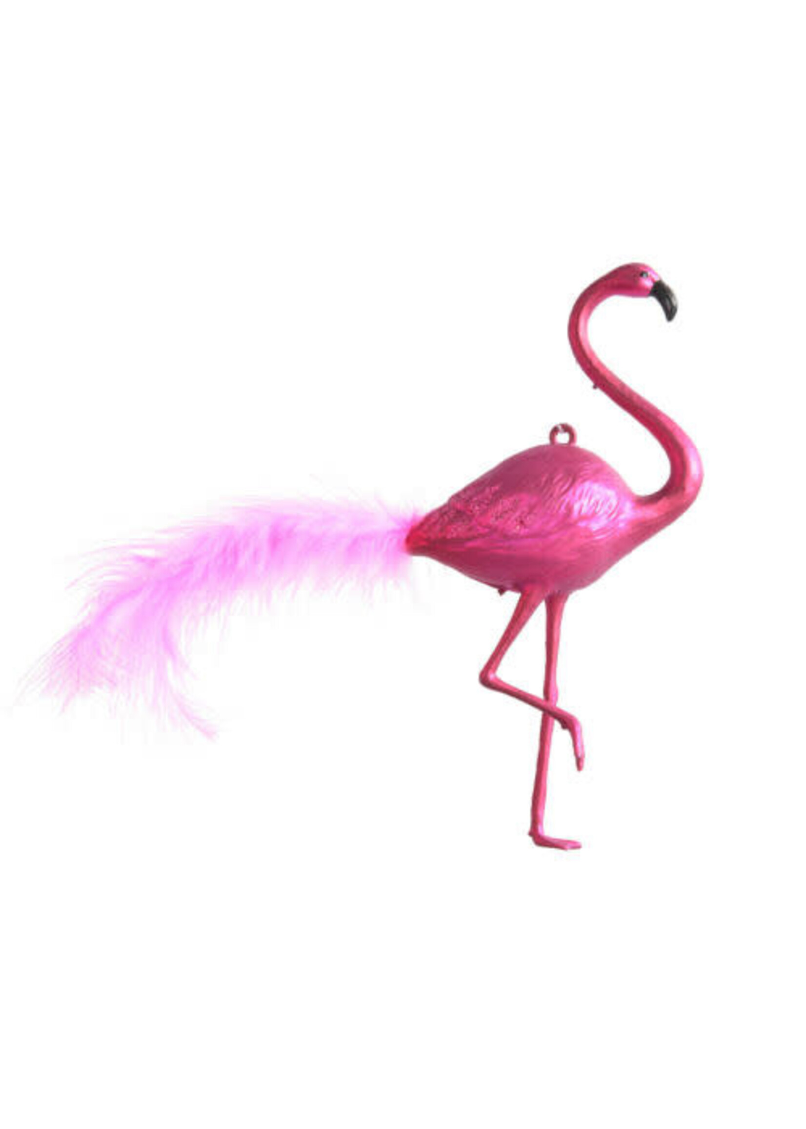 Decoris Pink Flamingo Hanging Bauble
