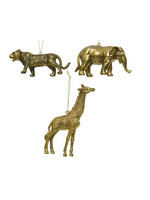 Kaemingk Hanging Gold Safari Animals - choice of 3 animals