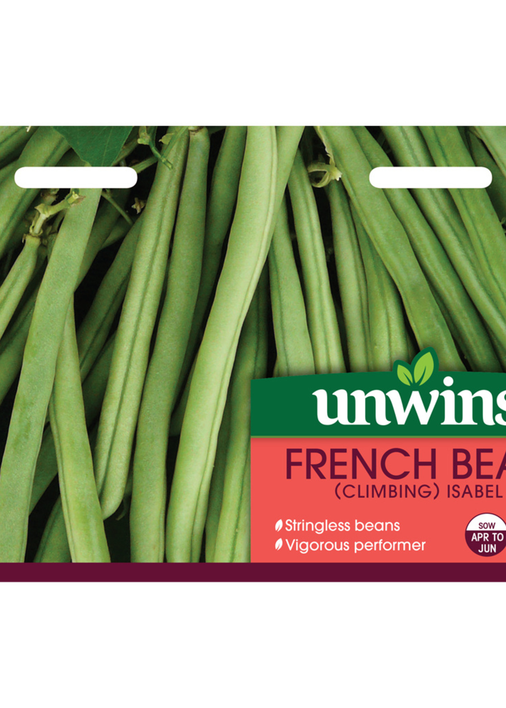 Unwins French Bean - (Climbing) Isabel